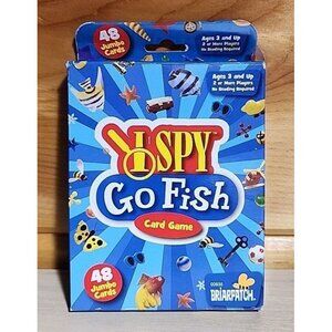 I Spy Go Fish Card Game 44 Jumbo Cards by Briarpatch 2014 Scholastic Ages 3 Plus